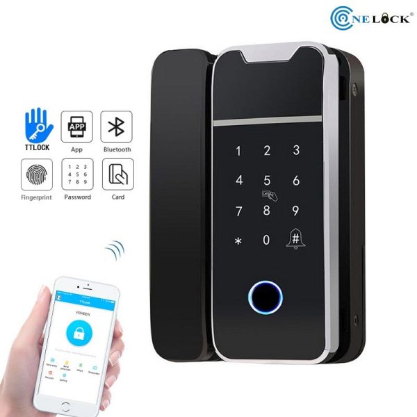 Khóa vân tay cửa kính OneLock GL007